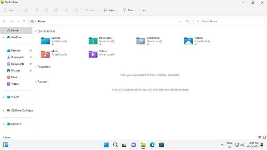 Microsoft Update Fitur Sidebar File Explorer di Windows 11