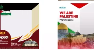 15 Template Twibbon Palestina Gratis untuk Kamu