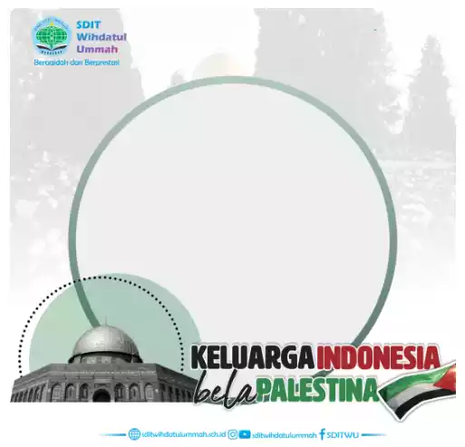 Twibbon Keluarga Indonesia Bela Palestina