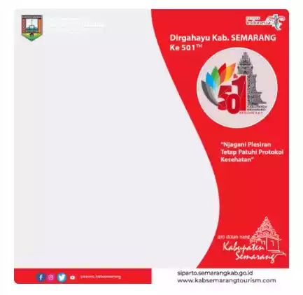 Twibbon HUT Kabupaten Semarang 1