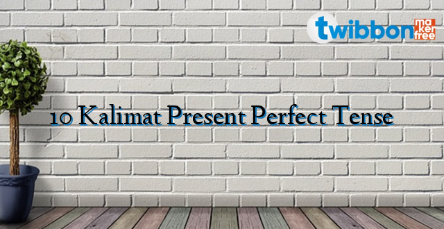 10 Kalimat Present Perfect Tense